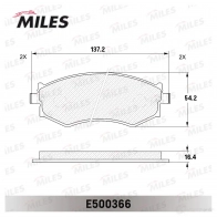 Тормозные колодки дисковые, комплект MILES E500366 1436967958 Y L2TC - Изображение 2