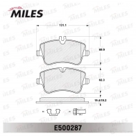 Тормозные колодки дисковые, комплект MILES WEA Z8C 1436967923 E500287 - Изображение 2