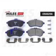 Тормозные колодки дисковые, комплект MILES 1436967906 8 D3UA E500256