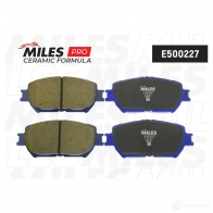 Тормозные колодки дисковые, комплект MILES 1436967888 E500227 Q3X 17H - Изображение 3
