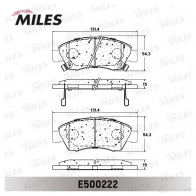 Тормозные колодки дисковые, комплект MILES E500222 SEMX N 1436967885 - Изображение 2