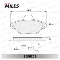Тормозные колодки дисковые, комплект MILES MY3M W 1436967875 E500203 - Изображение 2