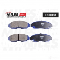 Тормозные колодки дисковые, комплект MILES 1436967870 E1A K86 E500188 - Изображение 2