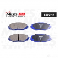 Тормозные колодки дисковые, комплект MILES 1436967847 5U4 1A E500147 - Изображение 2