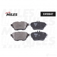 Тормозные колодки дисковые, комплект MILES 1438140761 XS H1S1 E410647 - Изображение 2