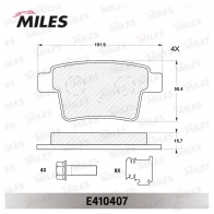 Тормозные колодки дисковые, комплект MILES 1420603557 LZG LG6 E410407 - Изображение 2