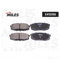 Тормозные колодки дисковые, комплект MILES 1420605094 E410356 Y 3W9WMQ - Изображение 2