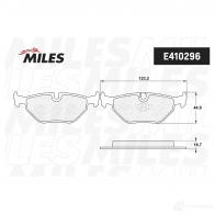 Тормозные колодки дисковые, комплект MILES E410296 IXYB7 6 1420603485 - Изображение 2