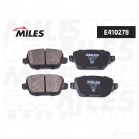 Тормозные колодки дисковые, комплект MILES 1420603551 E410278 PY4 KM - Изображение 2