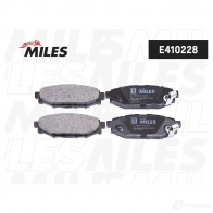 Тормозные колодки дисковые, комплект MILES 67B27F D E410228 1420605056 - Изображение 2