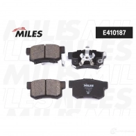 Тормозные колодки дисковые, комплект MILES 1420604589 E410187 KL UIO - Изображение 2