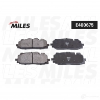 Тормозные колодки дисковые, комплект MILES 7UF 4OS E400675 1438140778 - Изображение 2