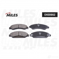 Тормозные колодки дисковые, комплект MILES 1438140787 E400662 EZ9I Z - Изображение 2