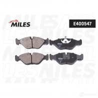 Тормозные колодки дисковые, комплект MILES Q 6RUK E400547 1436967732 - Изображение 2