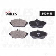 Тормозные колодки дисковые, комплект MILES IO7 Z8QK 1436967711 E400449 - Изображение 2