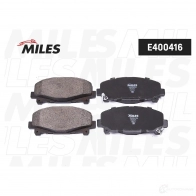 Тормозные колодки дисковые, комплект MILES 1436967708 E400416 6 LX19 - Изображение 2