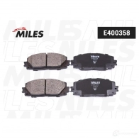 Тормозные колодки дисковые, комплект MILES E400358 1420605098 DB9B VL - Изображение 2