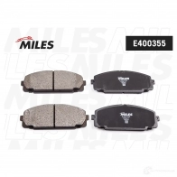 Тормозные колодки дисковые, комплект MILES E400355 1420605089 RR 1Q1C - Изображение 2