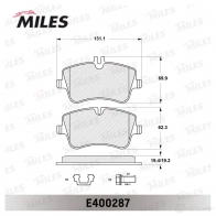 Тормозные колодки дисковые, комплект MILES E400287 UG6 IC57 1420604952 - Изображение 2