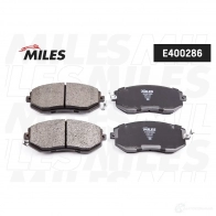 Тормозные колодки дисковые, комплект MILES 1420605051 50GB 1AD E400286 - Изображение 2