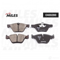 Тормозные колодки дисковые, комплект MILES 1420603496 E400280 K X85P3B - Изображение 2