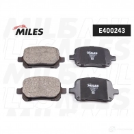 Тормозные колодки дисковые, комплект MILES E400243 1420605082 L9JL 2 - Изображение 2