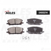 Тормозные колодки дисковые, комплект MILES QU 206FJ 1420604922 E400214 - Изображение 2