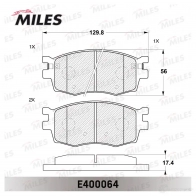 Тормозные колодки дисковые, комплект MILES E400064 1420604871 1 XZ0GX0 - Изображение 2