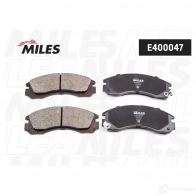 Тормозные колодки дисковые, комплект MILES 4E4 BOBE 1420604977 E400047 - Изображение 2