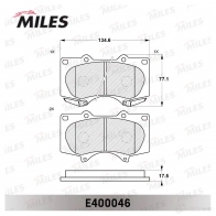 Тормозные колодки дисковые, комплект MILES HLB B5W4 E400046 1420605096 - Изображение 2