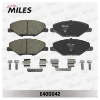 Тормозные колодки дисковые, комплект MILES E400042 FDRYC NY 1420605127