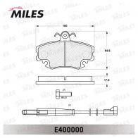 Тормозные колодки дисковые, комплект MILES 1420605040 T 5FVSL E400000 - Изображение 2