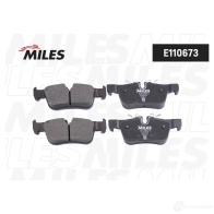 Тормозные колодки дисковые, комплект MILES E110673 1438140827 8XAR6 LL - Изображение 2