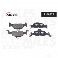 Тормозные колодки дисковые, комплект MILES 1438140842 E100676 5KYJ UW0 - Изображение 2