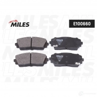 Тормозные колодки дисковые, комплект MILES 1438140848 0Q F2GK E100660 - Изображение 2