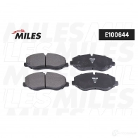 Тормозные колодки дисковые, комплект MILES 1438140853 R7 6AIGJ E100644 - Изображение 2