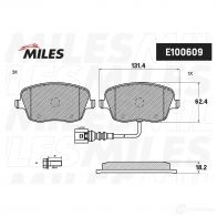 Тормозные колодки дисковые, комплект MILES E100609 1438140864 1P5 UX7Z - Изображение 2