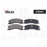 Тормозные колодки дисковые, комплект MILES 1438140863 9BCZ D4 E100612 - Изображение 2