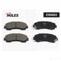 Тормозные колодки дисковые, комплект MILES 0AQMB W E100603 Nissan X-Trail (T32) 3 Кроссовер 1.7 dCi ALL MODE 4x4-i 150 л.с. 2019 – наст. время
