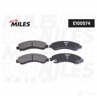 Тормозные колодки дисковые, комплект MILES 1438140872 E100574 881L R3P - Изображение 2