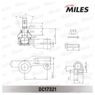 Рулевой наконечник MILES 9 6ITL DC17321 1437174075 - Изображение 2