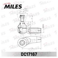 Рулевой наконечник MILES AN7 YKF DC17167 1420602330 - Изображение 2