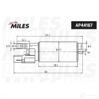 Топливный насос MILES 1436966486 55 MBE AP44167 - Изображение 2