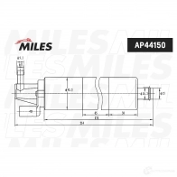 Топливный насос MILES AP44150 1436966480 VCQ H5 - Изображение 2