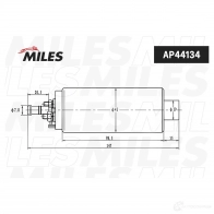 Топливный насос MILES 1420685013 AP44134 F 3NSX - Изображение 2