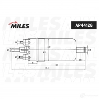 Топливный насос MILES 1420685029 AP44126 V QXEWB - Изображение 2