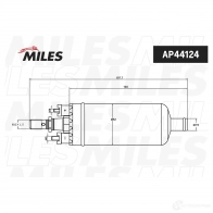 Топливный насос MILES AP44124 1420685044 JJP Z9Q - Изображение 2