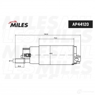 Топливный насос MILES 1420685101 G K1ZI AP44120 - Изображение 2