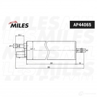 Топливный насос MILES 1436966474 0F34S V AP44065 - Изображение 2