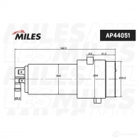 Топливный насос MILES 1420685547 RTO PJ AP44051 - Изображение 2
